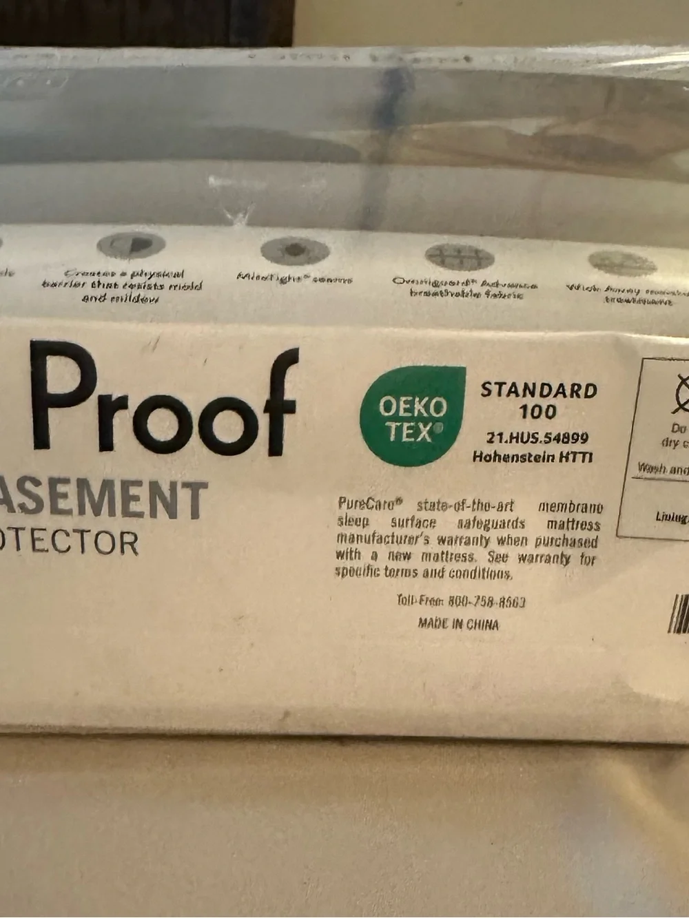 BOBS Goof Proof Total Encasement Mattress Protector -King Size